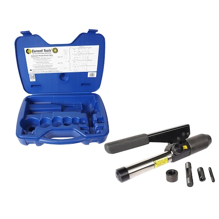 Current Tools Straight Hydraulic Punch Driver with Accessories 170